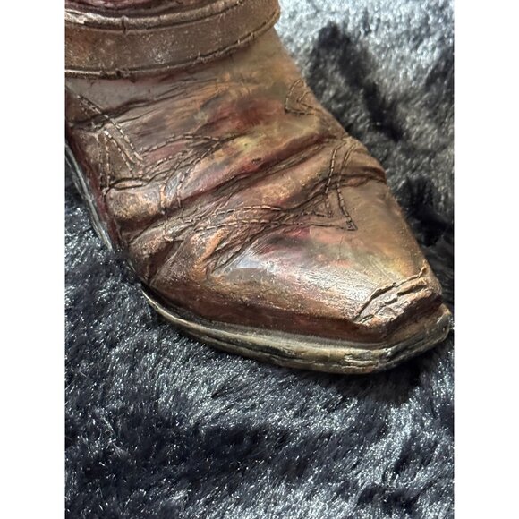 Restic Western Cowboy Boot Planter Vase Statue Decoration - Picture 4 of 10